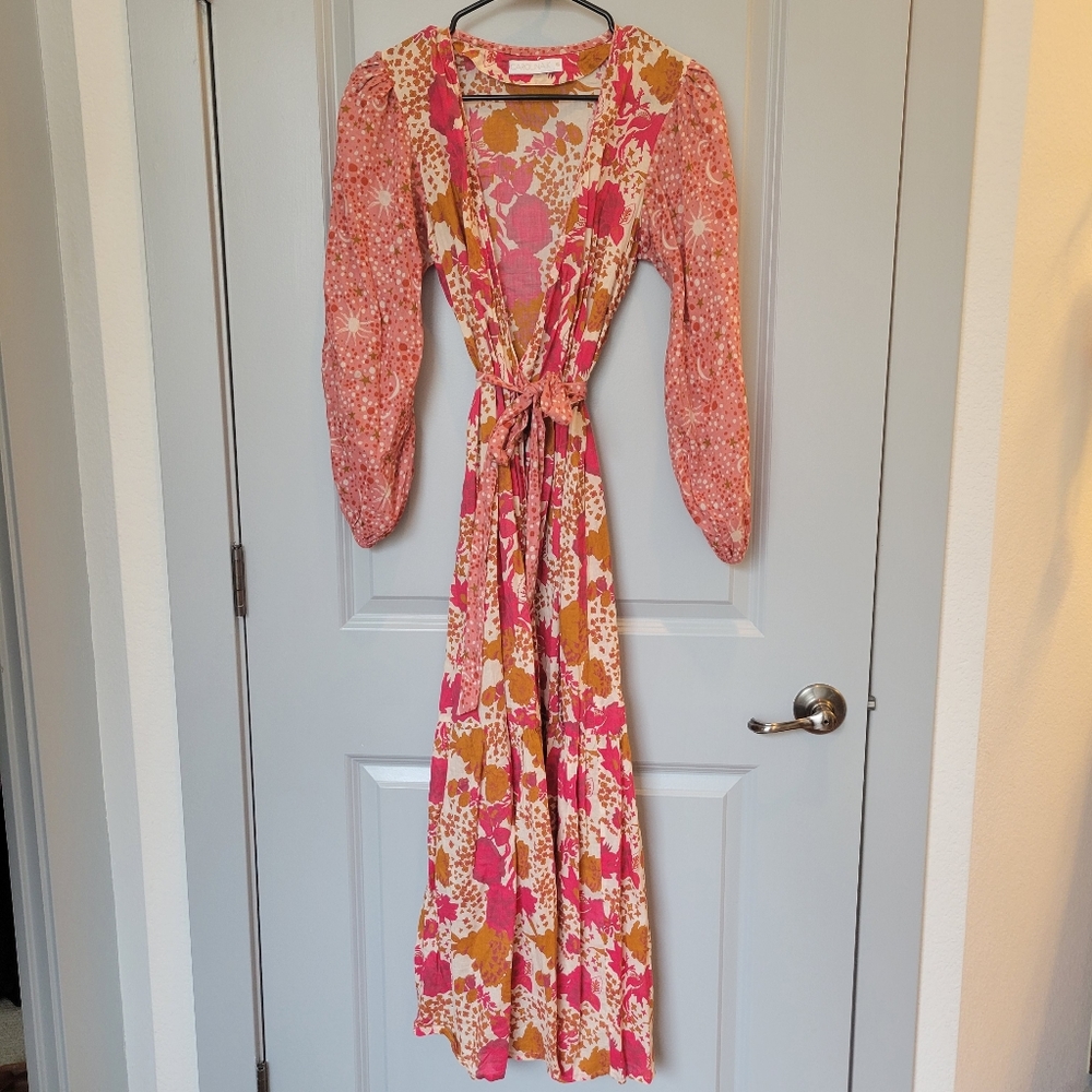 Flavia Wrap Maxi Dress